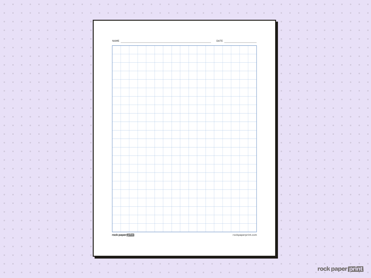 1 cm Graph Paper, blue lines, printable PDF preview