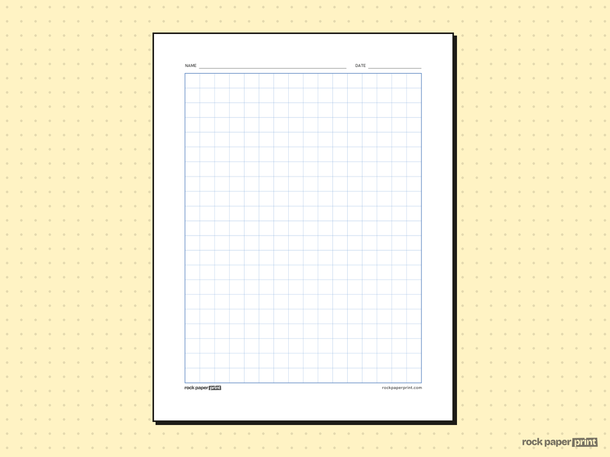 EOG Graph Paper, blue lines, printable PDF preview