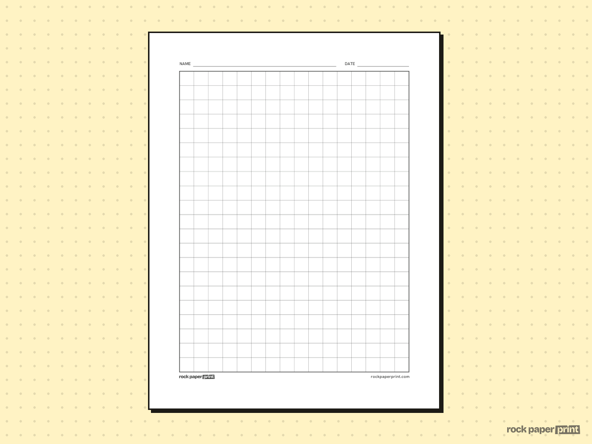 EOG Graph Paper, black lines, printable PDF preview