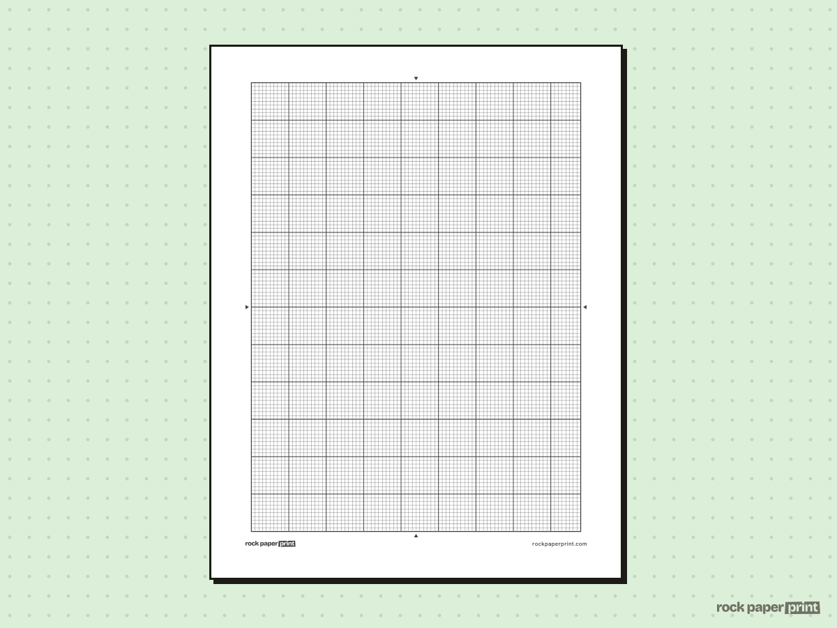Needlepoint Graph Paper, black lines, printable PDF preview