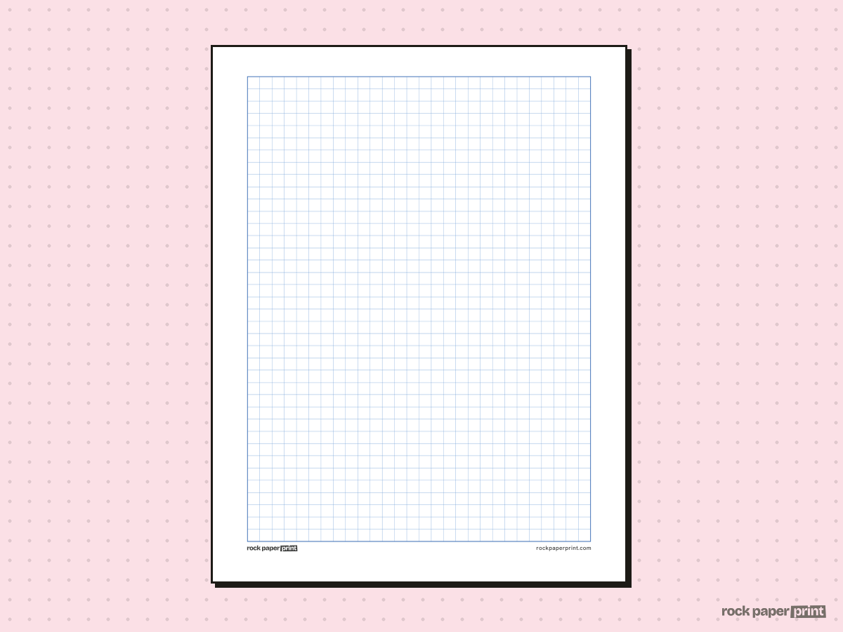 Sashiko Pattern Grid, blue lines, printable PDF preview