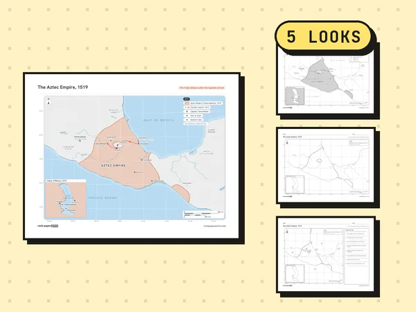 Free Printable History Maps: World & US History PDF Download
