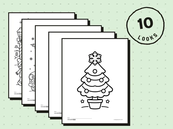 Free Printable Seasonal Coloring Pages: Monthly PDF Download