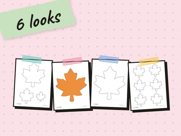 Free Printable Halloween Templates: Fall Shapes PDF Download
