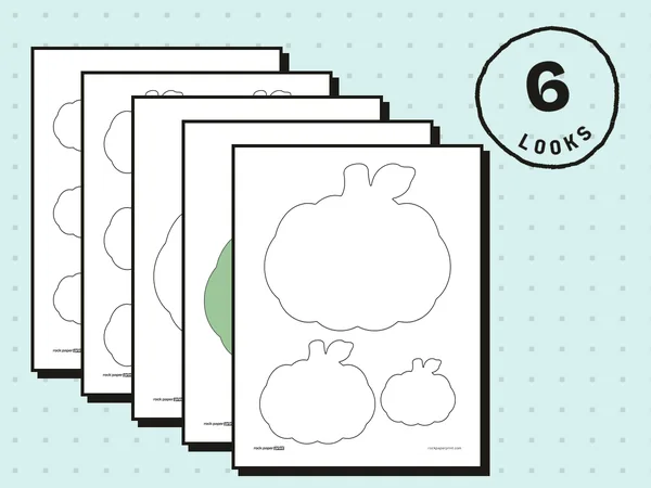Free Printable Halloween Templates: Fall Shapes PDF Download